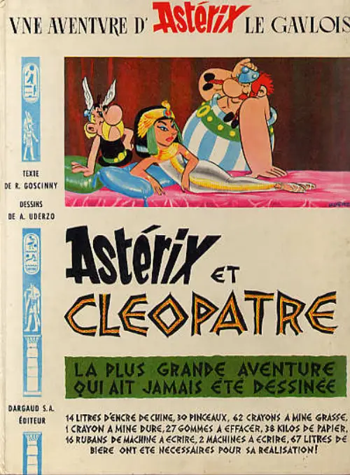 Consulter les informations sur la BD Astérix et Cléopâtre