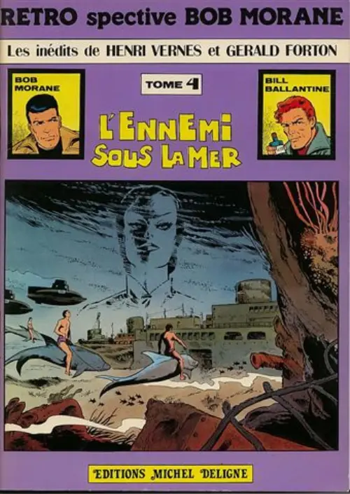 Couverture de l'album L'Ennemi sous la mer Michel Deligne