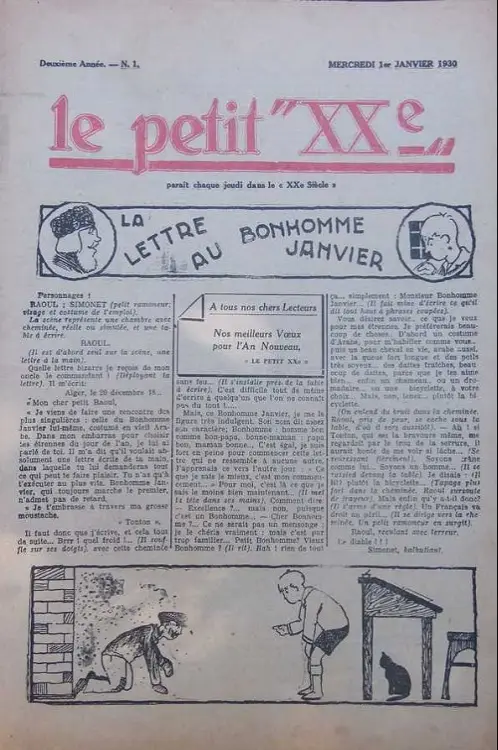 Couverture de l'album 1 janvier 1930: La lettre au Bonhomme Janvier