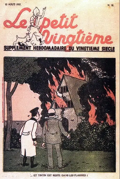 Consulter les informations sur la BD 12 août 1937 : Et Tintin est resté dans les flammes !