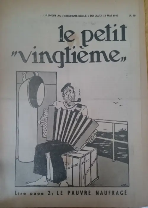 Couverture de l'album 12 mai 1932: Le pauvre naufragé