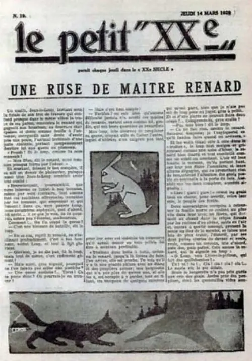 Consulter les informations sur la BD 14 mars 1929: Une ruse de Maître Renard