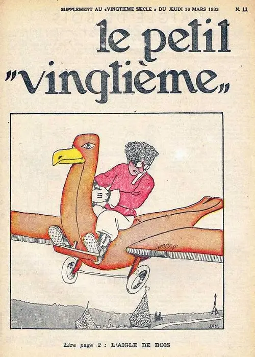 Consulter les informations sur la BD 16 mars 1933: L'Aigle de bois