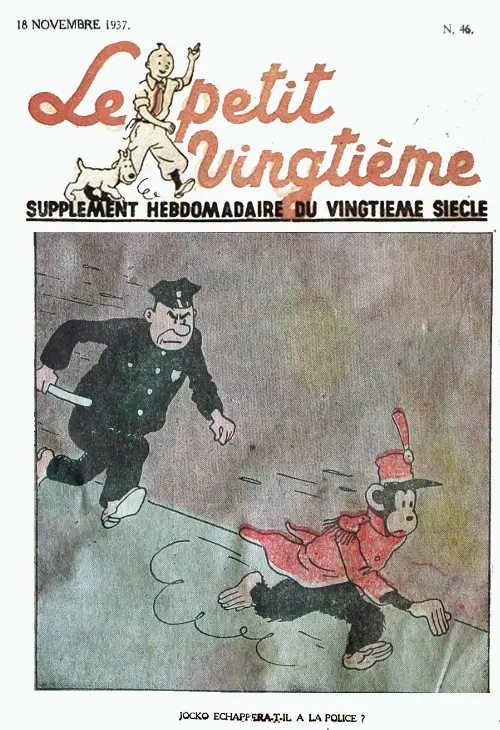 Consulter les informations sur la BD 18 novembre 1937 : Jocko échappera-t-il à la police?