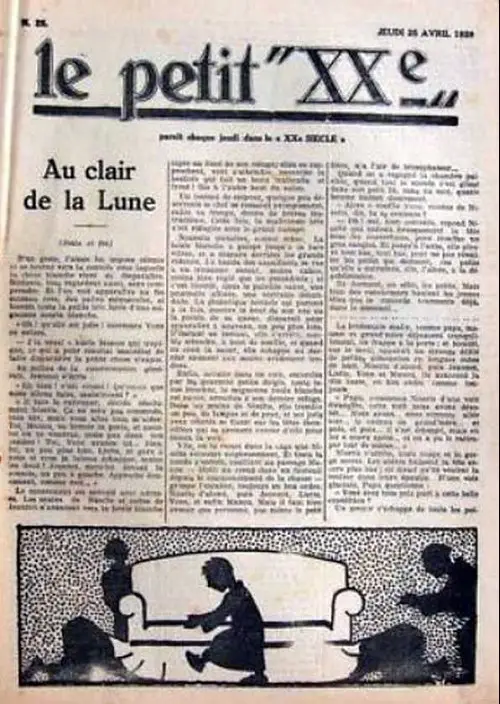 Consulter les informations sur la BD 25 avril 1929: Au clair de la Lune