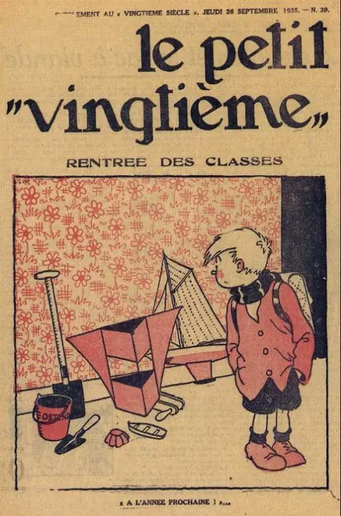 Consulter les informations sur la BD 26 septembre 1935: Rentrée des classes