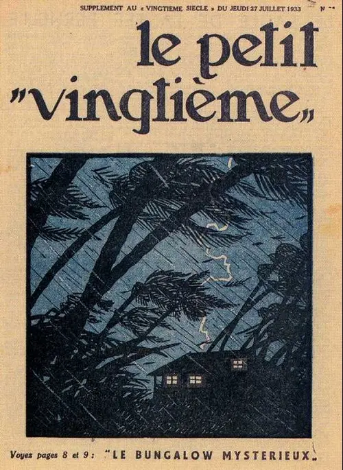 Consulter les informations sur la BD 27 juillet 1933: Le Bungalow mystérieux