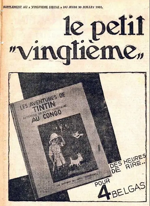 Couverture de l'album 30 juillet 1931: Des heures de rire pour 4 Belgas