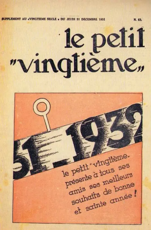 Consulter les informations sur la BD 31 décembre 1931: ...bonne et sainte année!