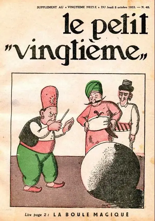 Consulter les informations sur la BD 8 octobre 1933: La Boule magique