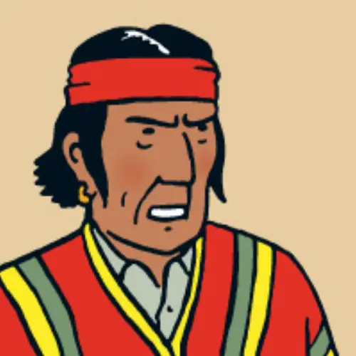  Rupac Inca Huaco (Chiquito)  Chiquito -  dans Tintin (Les Aventures De Tintin) (les-aventures-de-tintin)