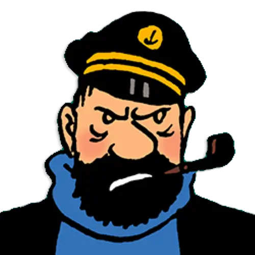 Le Capitaine Haddock(les-aventures-de-tintin)