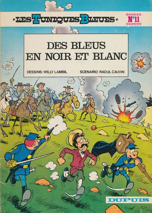 Consulter les informations sur la BD Des bleus en noir et blanc