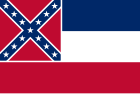 Drapeau de l'État du Mississippi, de 2001 à 2020.