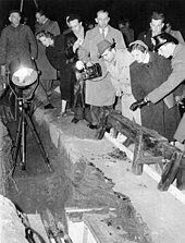 Tunnel creusé à Berlin par le SIS et la CIA lors de l'opération Gold de 1955-1956.