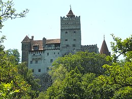 Le château de Bran qui est souvent, à tort, associé au comte Dracula