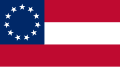 Le Stars and Bars à onze étoiles (juillet-novembre 1861).