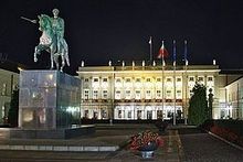 Voie royale de Varsovie: Palais présidentiel