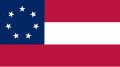 Le Stars and Bars à sept étoiles (mars-mai 1861).