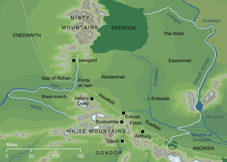 Map of Rohan