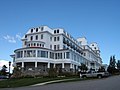 The restored Wentworth by the Sea, showing a modern addition in foreground and historic main wing in background, 2006