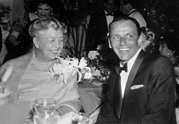 Avec la Première dame des États-Unis Eleanor Roosevelt en Floride (1960)