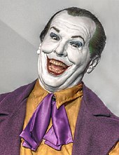 Statue de cire du Joker, l'ennemi juré de Batman et un super-vilain classique de la bande dessinée américaine.