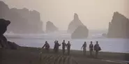 Les Goonies sur la plage de Cannon Beach