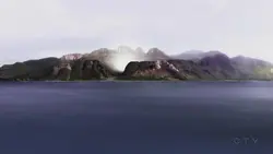 Déplacement de l’île