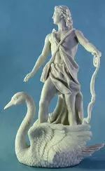 Apollo chevauchant un cygne