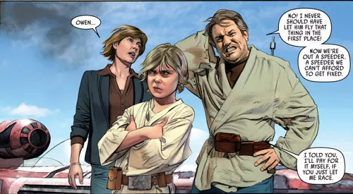 Owen Lars - Owen Lars était le demi frère d'Anakin Skywalker, et surtout l'oncle et le tuteur de Luke Skywalker.