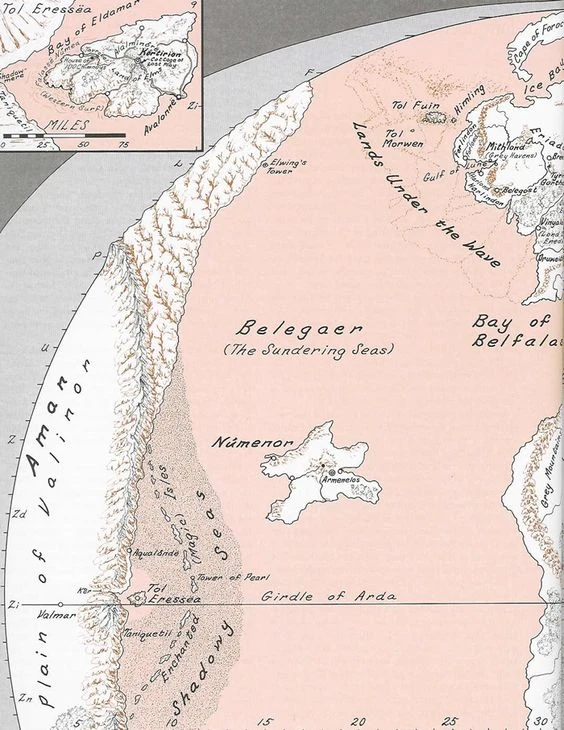 Mer de l'Ouest (Atlas of Tolkien's Middle-earth)