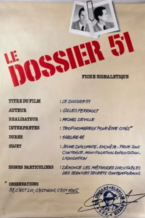 Consulter les informations sur la BD Le Dossier 51