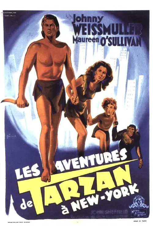 Couverture de l'album Les Aventures de Tarzan à New-York