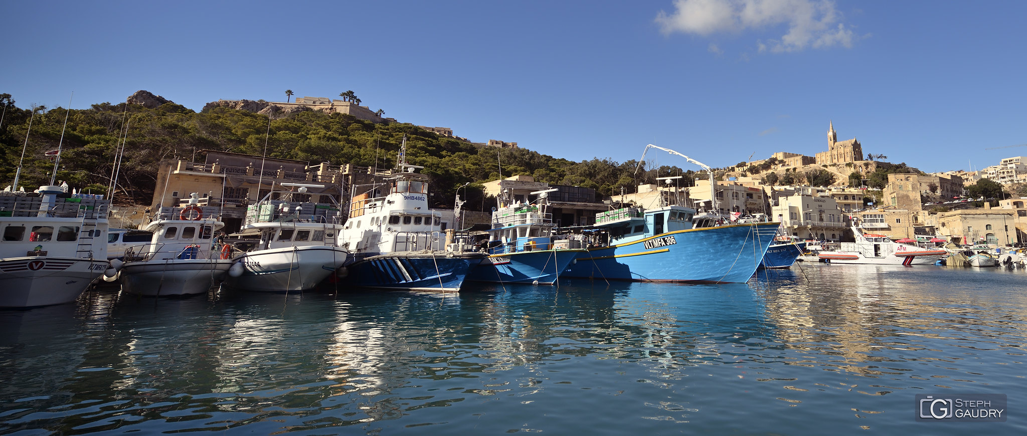 Le port de Għajnsielem à Gozo [Klicken Sie hier, um die Diashow zu starten]