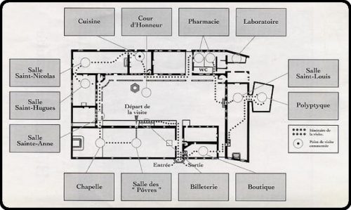 Plan des hospices de Beaune